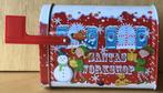 Amerikaanse mailbox / postbus blik Santa’s workshop - ZGAN, Ophalen of Verzenden, Zo goed als nieuw, Koek(jes), Overige merken