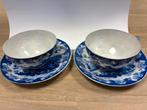 2 hele oude Kopjes met Schotels, Antiek en Kunst, Antiek | Servies los, Ophalen of Verzenden