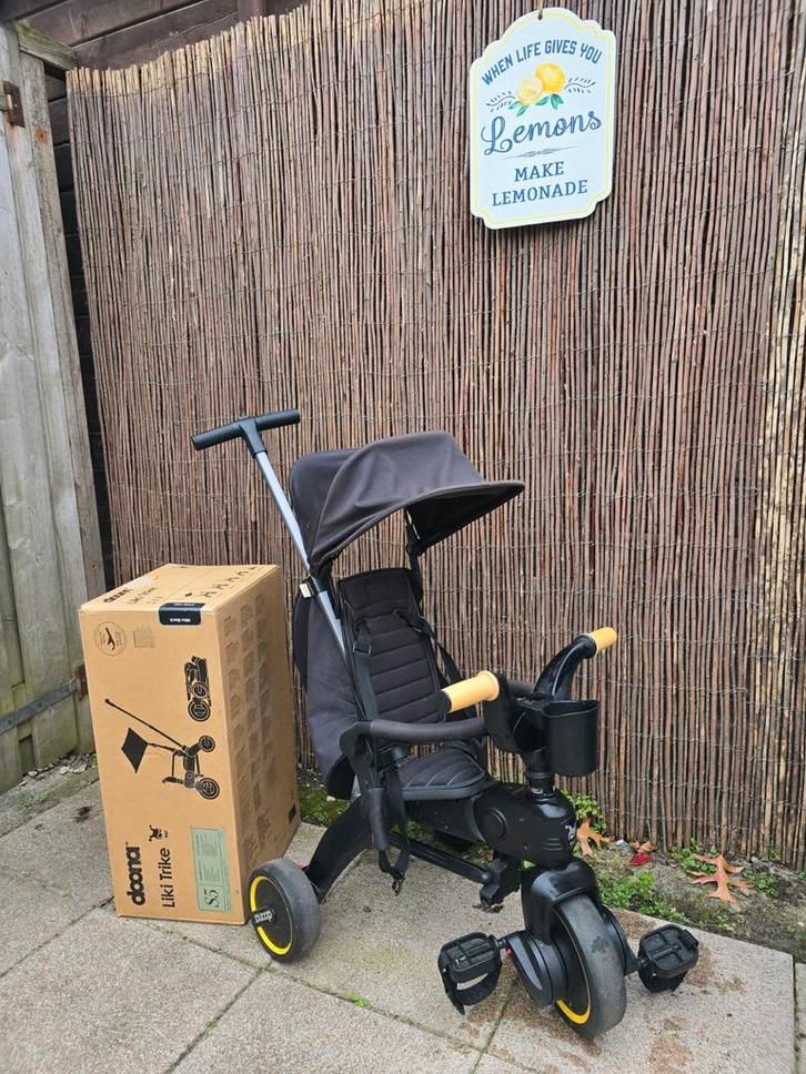 Doona Liki Trike S5 in goede staat!, Fietsen en Brommers, Fietsen | Driewielers, Zo goed als nieuw, Duwstang, Verstelbare zitting