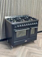 Luxe Boretti Majestic Antraciet 100cm Gas Dubbele Oven, 60 cm of meer, Ophalen of Verzenden, Gas, Vrijstaand