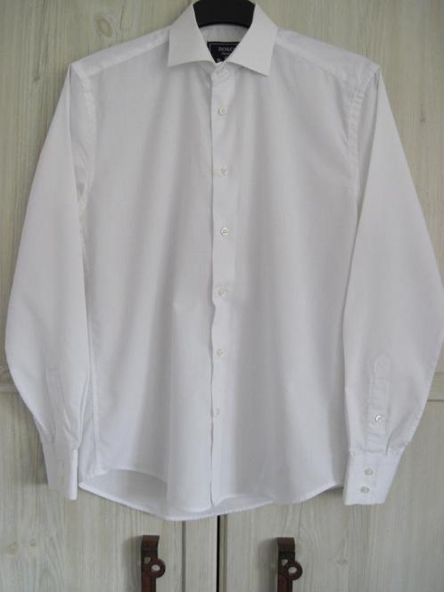 Overhemd Mt M (DO&CO), Kleding | Heren, Overhemden, Gedragen, Halswijdte 39/40 (M), Wit, Ophalen of Verzenden
