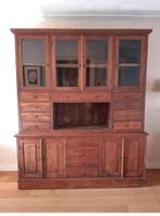 Teakhouten Handgemaakte kast, Huis en Inrichting, Kasten | Buffetkasten, Ophalen, Zo goed als nieuw, 200 cm of meer, Minder dan 100 cm