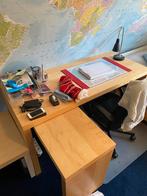 Bureau met klein uitschuifbureau, Ophalen, Gebruikt