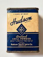 Hudson Chili Poeder specerijen blik, Verzamelen, Blikken, Ophalen of Verzenden, Gebruikt, Overige, Overige merken