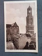 Oude prentbriefkaart Utrecht Domtoren, Ophalen of Verzenden, 1920 tot 1940, Gelopen, België en Luxemburg