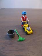 Playmobil - 3233 - tuinman met grasmaaier, Kinderen en Baby's, Speelgoed | Playmobil, Ophalen of Verzenden, Zo goed als nieuw