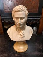 Mozart Beeld - Gesigneerd - Marmeren Voet, Antiek en Kunst, Ophalen of Verzenden