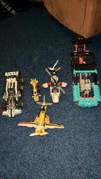 Lego technic race auto - vliegtuig - heli - kraan - rallycar, Ophalen of Verzenden, Gebruikt, Lego
