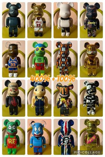 Mega BE@RBRICK verzameling | 1000%, 400% & 100% & blindboxes beschikbaar voor biedingen