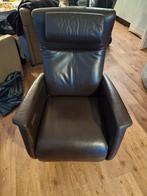 Prominent Sta-op Stoel Leer relax functie en goede accu, Huis en Inrichting, Fauteuils, Ophalen, Leer, 50 tot 75 cm