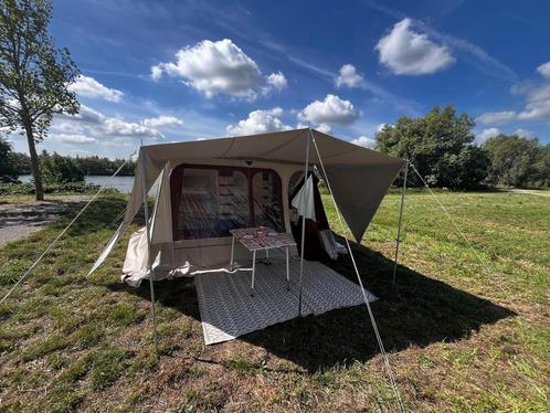 Mooie camplet savanne compleet met luifel en disselbak, Caravans en Kamperen, Tenten, tot en met 4, Gebruikt, Ophalen of Verzenden