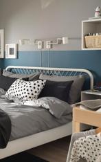 Ikea bed 140/200, Huis en Inrichting, Slaapkamer | Bedden, Eenpersoons, 140 cm, Metaal, Wit