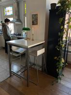 Barretje + stoelen te koop, Huis en Inrichting, Ophalen, Gebruikt, Inclusief barstoelen