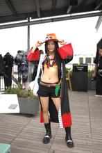One piece ace costume cosplay, Kleding | Dames, Carnavalskleding en Feestkleding, Ophalen of Verzenden, Zo goed als nieuw, Carnaval