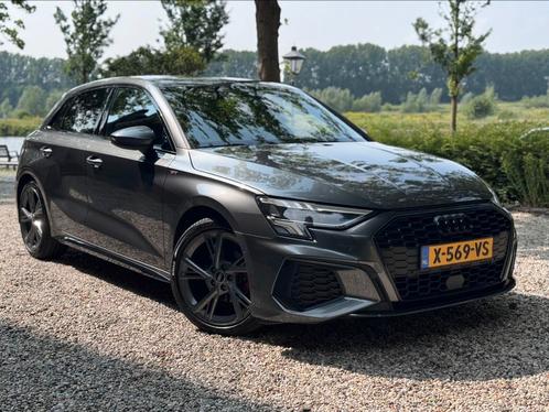 Audi A3 35 TDI 150pk S line 2021 Grijs, Auto's, Audi, Bedrijf, A3, 360° camera, ABS, Achteruitrijcamera, Adaptieve lichten, Adaptive Cruise Control