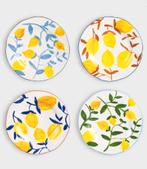NEW-  &KLEVERING Lemon Twig dinerbord 22 cm set van 4, Huis en Inrichting, Keuken | Servies, Nieuw, Ophalen of Verzenden, Bord(en)