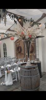 Twee prachtige grote vazen, Ophalen, Gebruikt, Overige kleuren, Glas