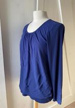 Dubbellaags Top donkerblauw Sandwich maat L lange mouwen top, Blauw, Maat 42/44 (L), Ophalen of Verzenden, Zo goed als nieuw