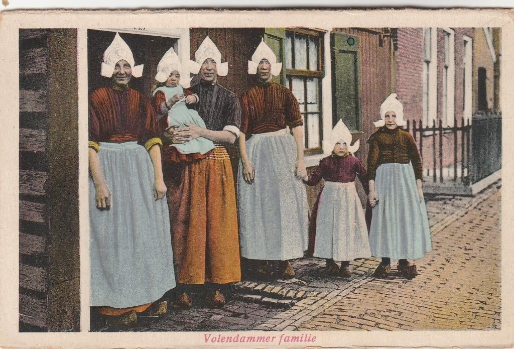 volendammer familie, Ophalen of Verzenden, Voor 1920, Friesland