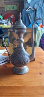 Vintage Tinnen Kannetje met Arabische Motieven, Antiek en Kunst, Antiek | Tin, Ophalen