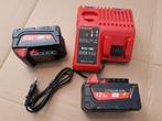 Lader met 2 M18 12Ah accu`s NRG pack Milwaukee M18, Doe-het-zelf en Verbouw, Gereedschap | Machine-onderdelen en Toebehoren, Verzenden