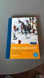 Nel Verhoeven - Wat is onderzoek?, Sociale wetenschap, Ophalen of Verzenden, Zo goed als nieuw, Nel Verhoeven