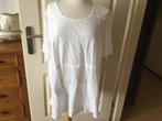 Witte tuniek van maxima. Maat 48, Ophalen of Verzenden, Zo goed als nieuw, Maxima, Blouse of Tuniek