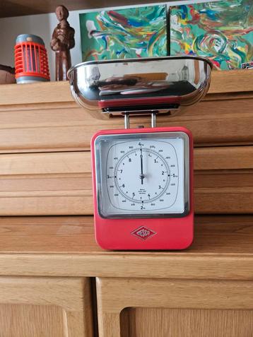 Vintage Wesco Weegschaal - Rood beschikbaar voor biedingen
