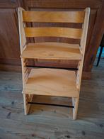 Stokke tripp trapp blank, Ophalen, Gebruikt, Meegroeistoel, Aanschuifbaar