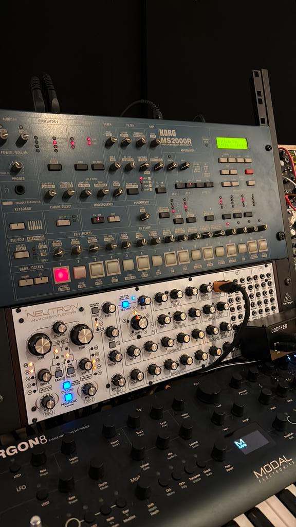 Behringer Neutron met faceplate + rack ears + patchkabels, Muziek en Instrumenten, Synthesizers, Zo goed als nieuw, Overige aantallen