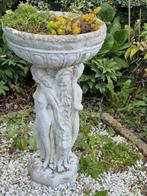 Tuinornament voor plantjes, Tuin en Terras, Tuinbeelden, Ophalen, Gebruikt, Beton, Mensenbeeld