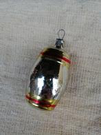 B659 oude kerstbal multi wijnvat, hoogte 7 cm, Ophalen of Verzenden, Gebruikt