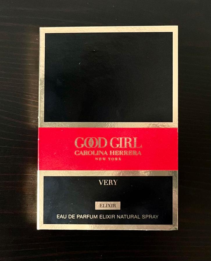 Carolina Herrera Very Good Girl Elixir - Eau de Parfum proef, Sieraden, Tassen en Uiterlijk, Uiterlijk | Parfum, Nieuw, Ophalen of Verzenden