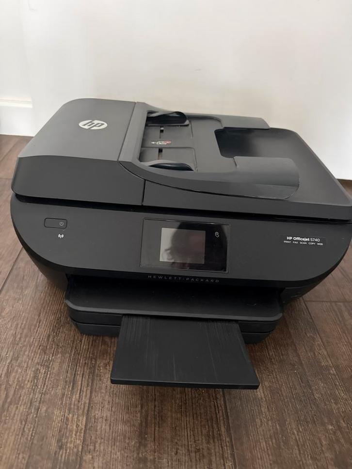 HP Officejet 5740 All-in-One Printer, Computers en Software, Printers, Gebruikt, All-in-one, Inkjetprinter, Faxen, Draadloos, Ophalen of Verzenden