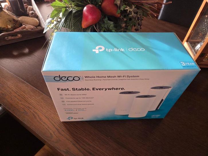 TP-Link Deco M4(3-pack) NW in doos., Computers en Software, WiFi-versterkers, Nieuw, Ophalen of Verzenden