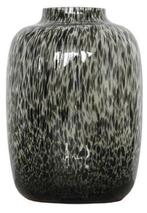 Glazen Kara Grey Cheetah vaas - 45cm hoog, Minder dan 50 cm, Nieuw, Glas, Ophalen