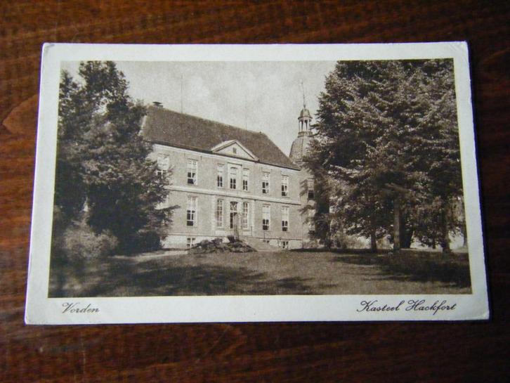J36 - Vorden - Kasteel Hackfort - Mooi/Oud, Verzamelen, Ansichtkaarten | Nederland, Gelderland, 1940 tot 1960, Ophalen of Verzenden