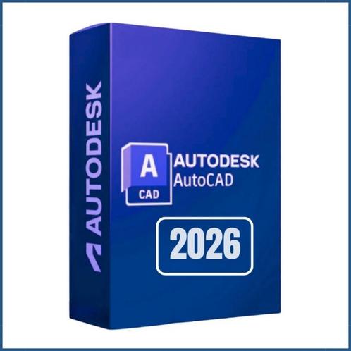 Autodesk  Autocad 2026, Computers en Software, Ontwerp- en Bewerkingssoftware, Nieuw, MacOS, Windows, Ophalen