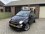 Fiat 500C 1.2 Lounge Airco PDC H.Leer 16" (bj 2011), Euro 5, Gebruikt, 4 cilinders, Cabriolet