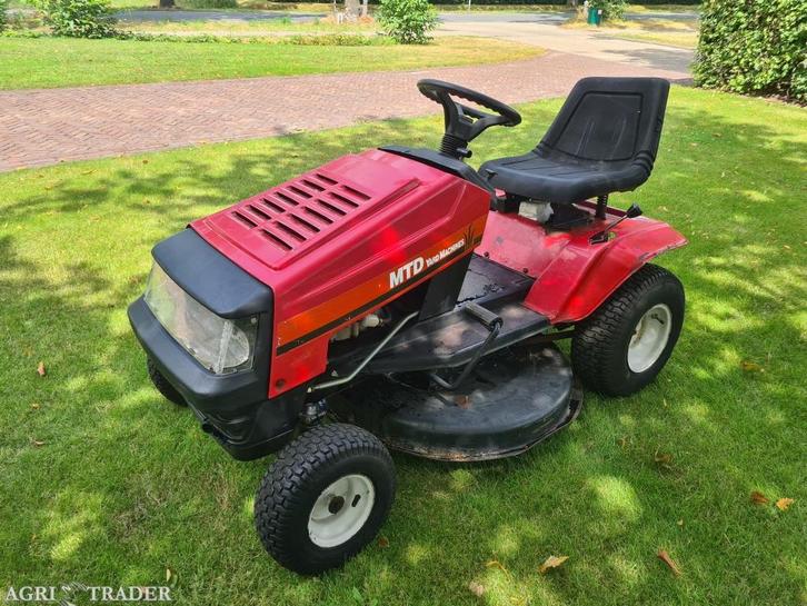 Mtd zitmaaier., Tuin en Terras, Zitmaaiers, Gebruikt, 90 tot 120 cm, Elektrische starter, Versnellingen, Ophalen