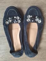 Ballerina suède blauw maat 41 zgan, Blauw, Zo goed als nieuw, Ballerina's, Ophalen of Verzenden