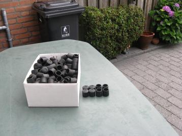 Rubberen Stoeldop Of Omsteekdop Voor 30MM Buis. Kan Per Stuk beschikbaar voor biedingen