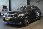BMW 3 Serie Touring 320d M-Sportpakket pano camera led 18 in, Auto's, BMW, Automaat, Zwart, Zwart, Diesel