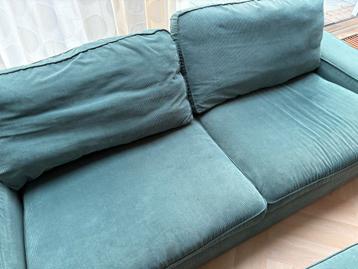 Ikea Kivik 3 zits bank met hocker/voetenbank - afbeelding 2