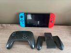 Nintendo switch met pro controller, Spelcomputers en Games, Ophalen of Verzenden, Zo goed als nieuw, Met 1 controller, Switch Original