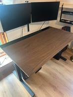 Ikea mittzon bureaublad 140x80 inclusief zwarte strook, Huis en Inrichting, Bureaus, Ophalen, Zo goed als nieuw