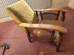 Verstelbare Rokersstoel - Originele Bekleding, Huis en Inrichting, Ophalen, Riet of Rotan, Vintage, 75 tot 100 cm