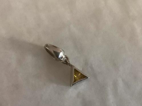Mooi vintage zilveren Kettinghanger edelsteen Citrien 925 ag, Sieraden, Tassen en Uiterlijk, Kettinghangers, Zo goed als nieuw