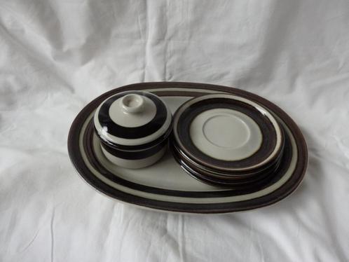 Vintage Arabia Karelia suikerpot serveerschaal schoteltjes, Antiek en Kunst, Antiek | Servies los, Ophalen of Verzenden
