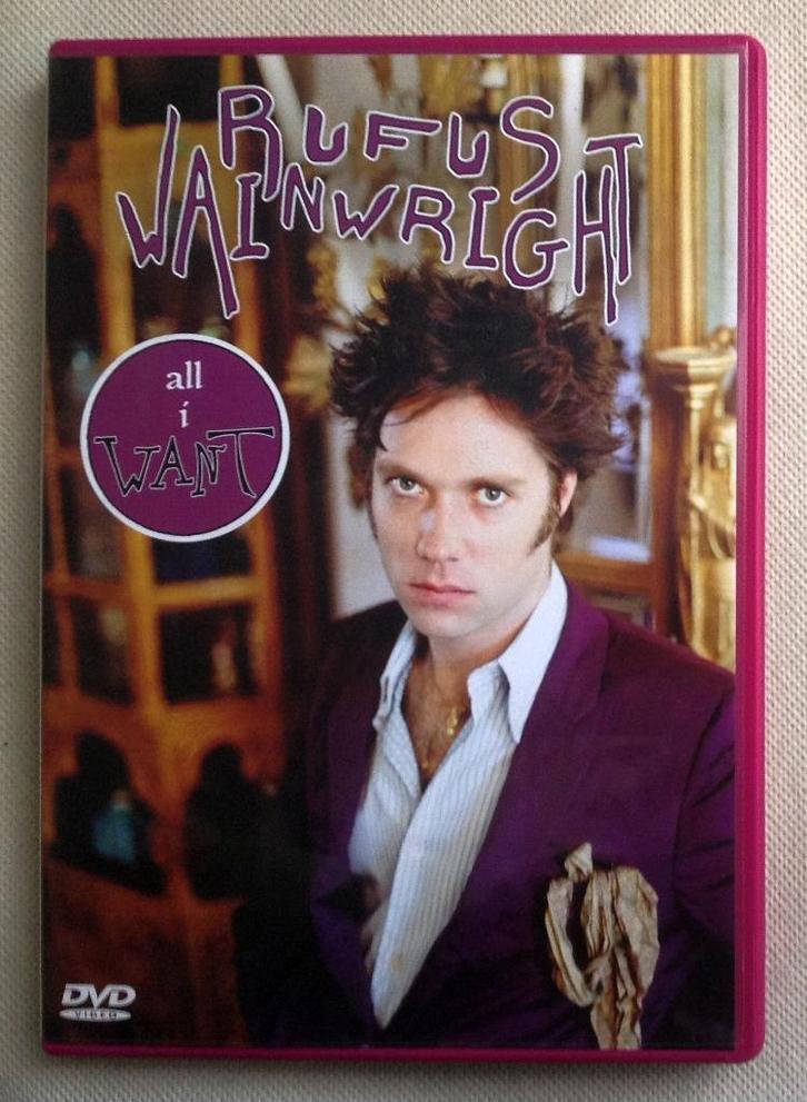 Rufus Wainwright All I want, Cd's en Dvd's, Dvd's | Muziek en Concerten, Gebruikt, Muziek en Concerten, Alle leeftijden, Verzenden